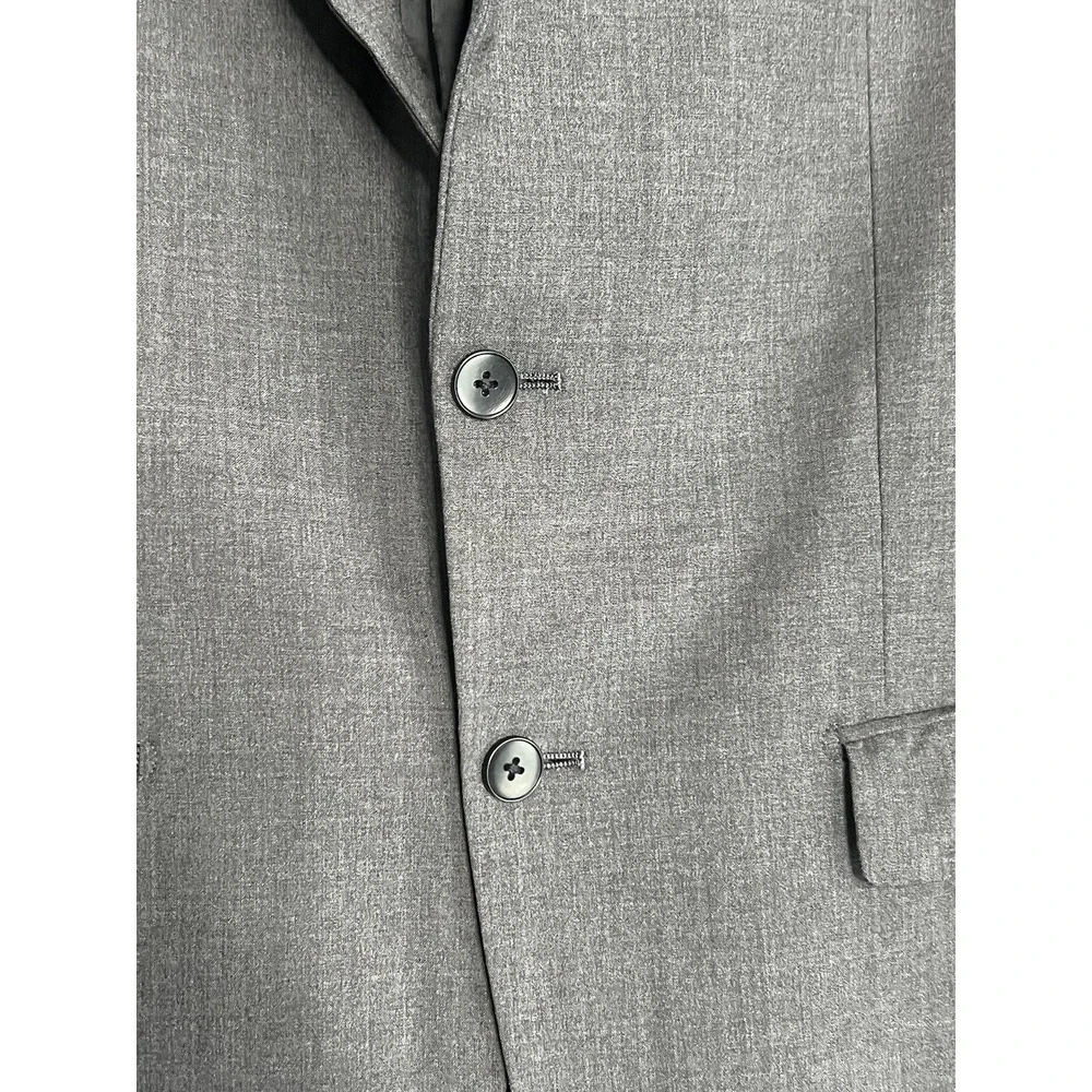 Theory‎ Blazer Mens 40 Sports Coat Grey Wool Regular Classic Jacket
